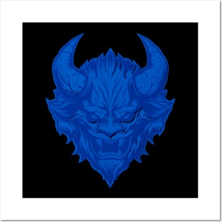 demon face Posters and Art